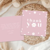 Boho Daisy bedankje Bedankkaart