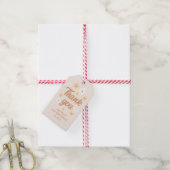Boho Daisy Bedankt Feestje Cadeaulabel (Met Touw)