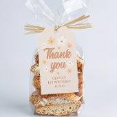 Boho Daisy Bedankt Party Cadeaulabel