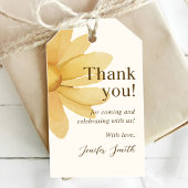 Boho Daisy Bedankt Verjaardagsfeest Cadeaulabel