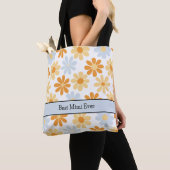 Boho Daisy beste Mimi ooit Tote Bag (Dichtbij)