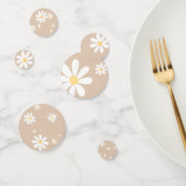 Boho Daisy Bloemen Baby shower Confetti (Groep)