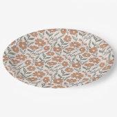 Boho Daisy Bloemen Papieren Bordje (Gekanteld)