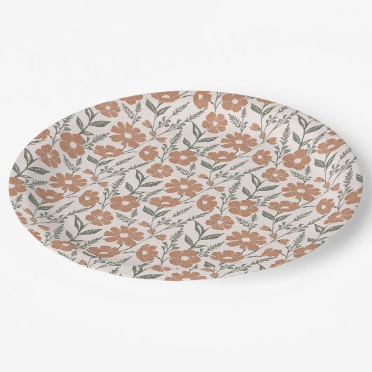 Boho Daisy Bloemen Papieren Bordje