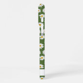 Boho Daisy Bloemmotief Groene Naam iPhone Hoesje (Linkerkant)
