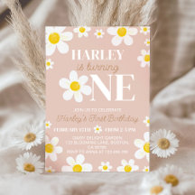 Boho Daisy Bloom eerste verjaardag