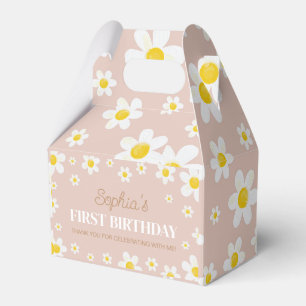 Boho Daisy Bloom Meisje Verjaardagsgunst Dozen Bedankdoosjes