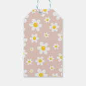 Boho Daisy Bloom Verjaardagsfeest Bedankt Cadeaulabel (Achterkant)