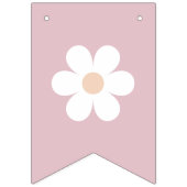 Boho Daisy eerste verjaardag foto banner (Eerste vlag)