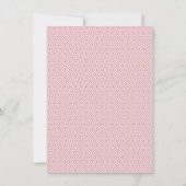 Boho Daisy Floral Invitation Galentine Kaart (Achterkant)