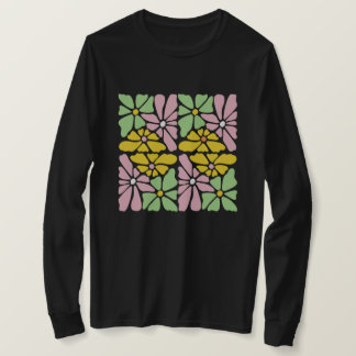 Boho Daisy Flower - Floral rétro T-shirt