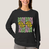 Boho Daisy Flower - Floral rétro T-shirt (Voorkant)