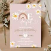 Boho Daisy Flowers is niet zo nederig op de verjaa Kaart