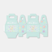 Boho Daisy Girl Baby shower Bedankdoosjes (Uitgevouwen)