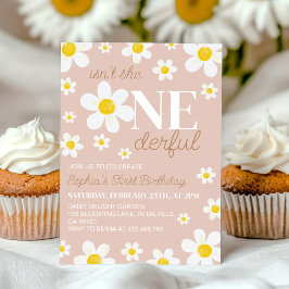 Boho Daisy is niet een geweldige eerste verjaardag Kaart