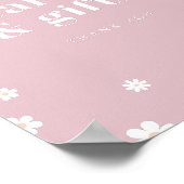Boho Daisy Kaarten & Gifts Verjaardagsfeestje teke Poster (Hoek)