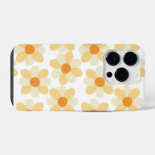Boho Daisy Kunst iPhone Hoesje (Achterkant horizontaal)