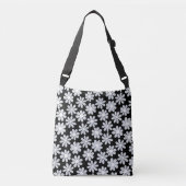 Boho Daisy originele kunst Crossbody Tas (Voorkant)