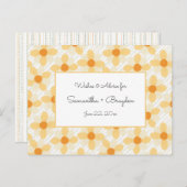 Boho Daisy Rain Baby shower Advies Kaarten (Voorkant / Achterkant)