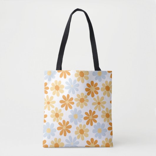 Boho Daisy Tote Bag (Voorkant)