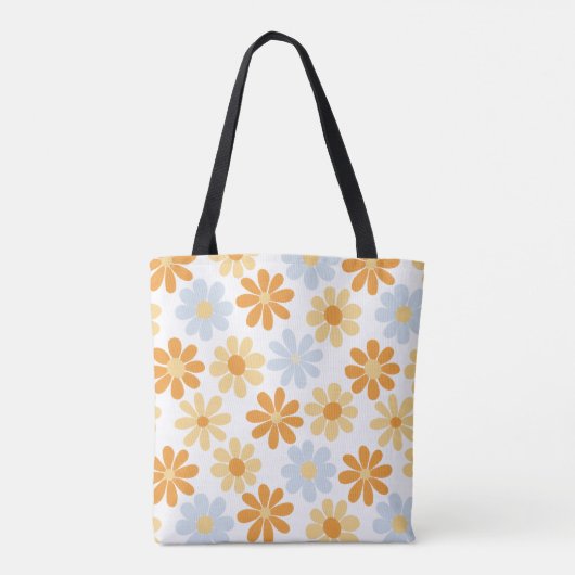 Boho Daisy Tote Bag (Achterkant)
