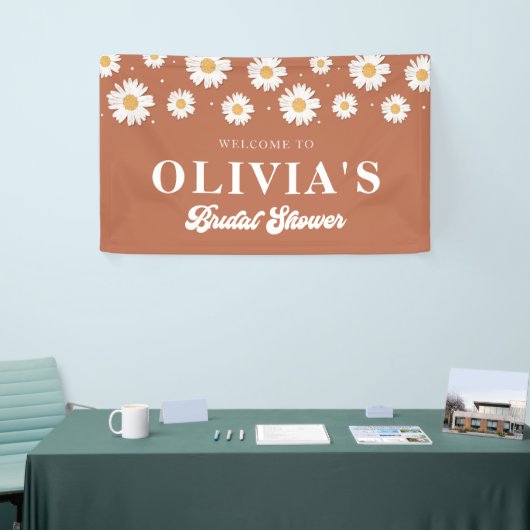Boho Daisy Vrijgezellenfeest Welkom Spandoek (Beurs)