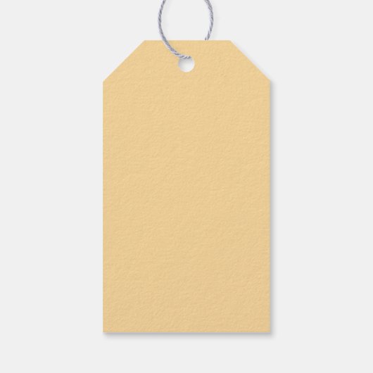 boho daisy yellow bedankt voor Gift Labels Cadeaulabel (Achterkant)