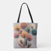 Boho Dandelion Flowers Tote Bag (Achterkant)