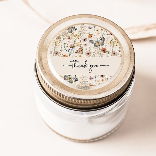 Boho Dank je Sticker