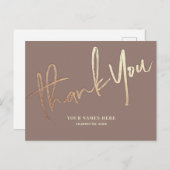 Boho dank u Elegant Universal Briefkaart (Voorkant / Achterkant)