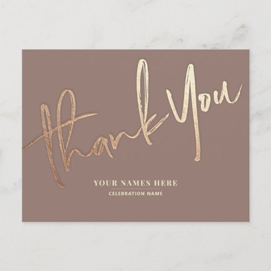 Boho dank u Elegant Universal Briefkaart (Voorkant)