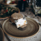 Boho Dark Floral | Weddenschapskaart Visitekaartje