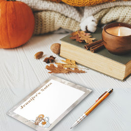 Boho dark Herfst thema warme koffie op maat Notiti Notitieblok