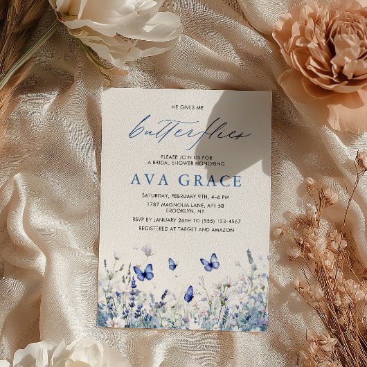 Boho  dat hij me vlinders Vrijgezellenfeest geeft Kaart