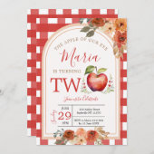 Boho De appel van ons oog wordt twee jaar Kaart (Voorkant / Achterkant)