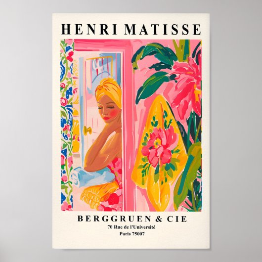 Boho Decor, Henri Matisse Print, esthetische muur  Poster (Voorkant)
