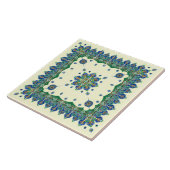 Boho Decoratieve keramische Tegel Tegeltje (Zijkant)