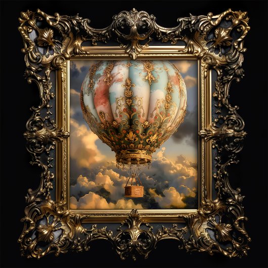 Boho Decoupage Versierde  heteluchtballon Tissuepapier