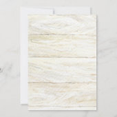 BOHO Deer Antler Pine Cones Ferns Baby Boy Shower Kaart (Achterkant)