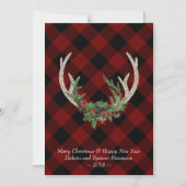 Boho Deer Antlers| kerstboomgaard Magnetische Uitnodiging (Voorkant)