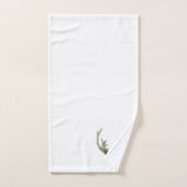 Boho Deer Antlers | Rustische kerstbeker Bad Handdoek (Handdoek)