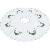 Boho Deer Antlers | Rustische kerstbeker Kerstboom Rok (Gekanteld)