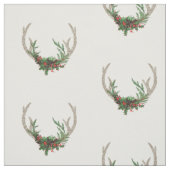 Boho Deer Antlers | Rustische kerstbeker Stof (Swatch)