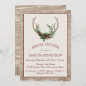 Boho Deer Antlers | Vrijgezellenfeest met feestdag Kaart (Voorkant / Achterkant)