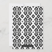 Boho Deer Baby shower Invitation Kaart (Achterkant)