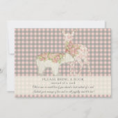 Boho Deer Beer Woodland Forest Pset Baby shower Kaart (Achterkant)
