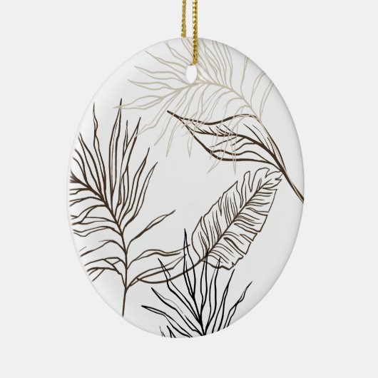 Boho Deer Blijf Wild Gypsy Kind Keramisch Ornament (Rechts)