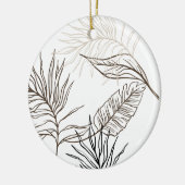 Boho Deer Blijf Wild Gypsy Kind Keramisch Ornament (Links)