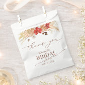 Boho delicate kalligrafie dank u Vrijgezellenfeest Bedankzakje (Geknipt)