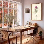 Boho Delosperma botanische canvas kunst Poster